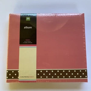 Making MEMORIES 8x8 Album Scrapbook Party Fashion Pink 10 Page Protectors New - Picture 1 of 7