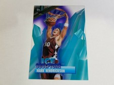 Mark Hendrickson 76ers 1996-97 Collector's Edge Ice Sculpture Rookie RC #17