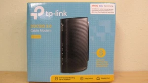 TP-Link TC-7610 DOCSIS 3.0 (8x4) Cable Modem - Max Download Speeds Up to 343Mbps - Picture 1 of 3