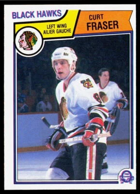 Curt Fraser 1983-84 O-Pee-Chee #102 NMT - Image 1 of 2