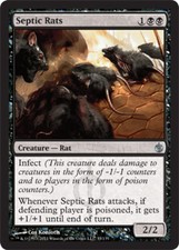 4x Septic Rats ~ Lightly Played Mirrodin Besieged MTG Magic x4 4 UltimateMTG Pla