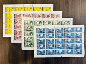 Sello antiguo de Mongolia MNH hoja completa: fauna de ciervos - Imagen 1 de 1