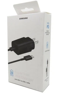 25W Super Fast Wall PD Charger Type C USB-C For Samsung Galaxy Note S22 S21 S20 - Picture 1 of 5