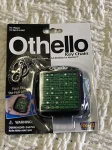 RARE Vtg 2001 Othello Board GAME Keychain Fun 4 All Black White Circles ⚪️ - Picture 1 of 5