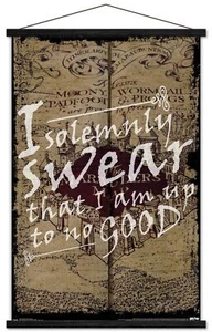 Trends International Harry Potter - The Marauder's Map - I Solemnly Swear Wal... - Picture 1 of 4