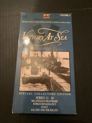 Victory At Sea Volume 4 TV Documentary VHS Video Tape - Image 1 of 2