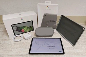 Google Pixel Tablet 11" 128GB with Charging Speaker Dock, Bundle - Wi-Fi - Hazel - Afbeelding 1 van 7