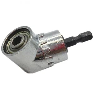 Adattatore angolato bussola 1/4" avvitatore chiave punta trapano angolo 90 gradi - Picture 1 of 11