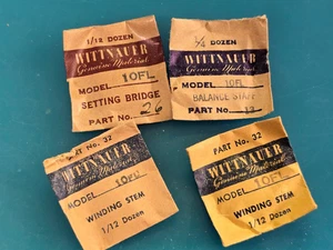 New Old Stock Wittnauer 10FL Wristwatch Parts Lot - Watchmaker Replacement Parts - Picture 1 of 1