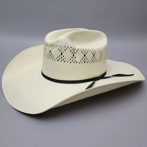 Ariat 10X Cappello da cowboy in paglia 7 1/4 - Foto 1 di 15