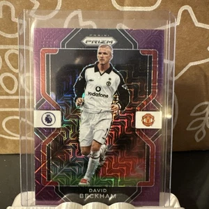 2022/23 Panini Chronicles Soccer David Beckham Purple Mojo Prizm Parallel #205 - Picture 1 of 1