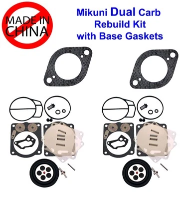 Комплект для восстановления двойного карбюратора SeaDoo Mikuni 947 951 и прокладки основания GTX GSX XP RX LRV Ltd - Изображение 1 из 4