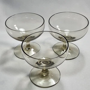 Russel Wright American Modern Morgantown gray cordial glass Set Of 3 - Picture 1 of 2