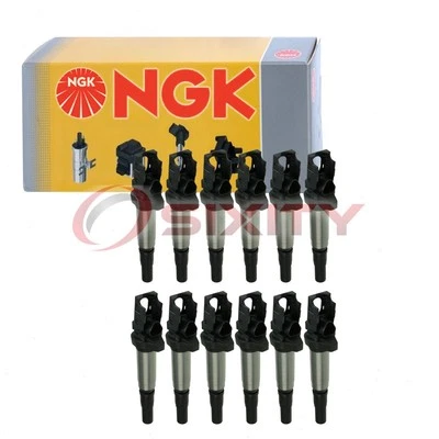 12 pc NGK Ignition Coils for 2010-2013 Rolls-Royce Ghost 6.6L V12 Spark Plug ok - Image 1 of 4