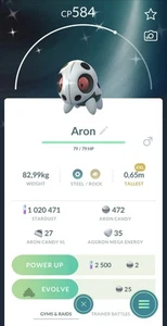 Shiny Aron XXL ✨ - Picture 1 of 2