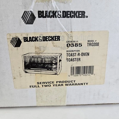 Black & Decker Under Cabinet Toast-R-Oven Classic Toaster New Open Box TRO200 - Image 1 of 4
