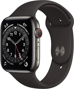 Apple Watch Series 6 Stainless Steel 40MM - Grey/Black - Wi-Fi - A2291 - Picture 1 of 12