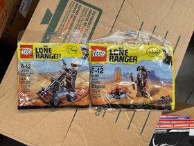 LEGO 30260 30261 Tonto's Campfire Lone Ranger Minifigure Pump Car Polybags NEW