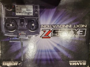 Sanwa Exzes ZZ 2.4ghx transmitter RX472 & SMD receiver, with 2 Lipo packs - Picture 1 of 5