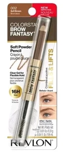 Revlon Brow Fantasy Pencil & Clear Gel 002 Soft Brown New Sealed  - Picture 1 of 2