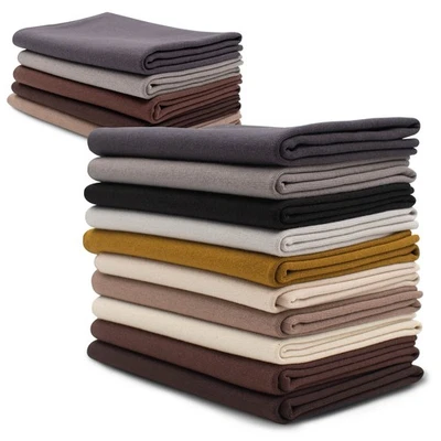 Bündchenstoff Set Grau/Braun Paket BIO+GOTS zertif. Schlauchware TEX ® Bündchen - Bild 1 von 4