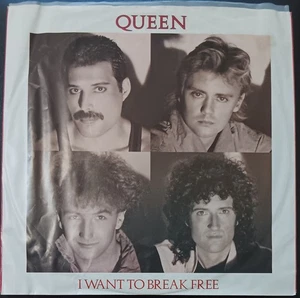 Queen ‎– I Want To Break Free - 1984 12" single near mint, cover VG - Picture 1 of 3