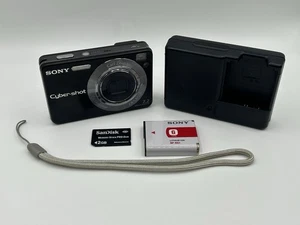Sony DSC-W120 7.2MP 4x Zoom Digital Camera Black Japan Model Tested Free Ship - Picture 1 of 24