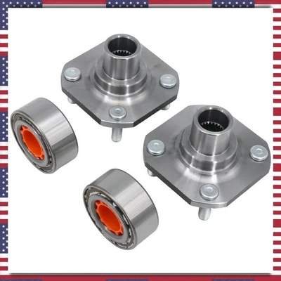 Conjunto de buje y cojinete de rueda delantera de 2 piezas para Toyota Tercel 1992-97 Paseo 1991-1999 Foto 1 de 4