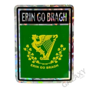 Erin Go Bragh Sticker / Erin Go Bragh Flag Sticker / "3 x 4" Sticker - Picture 1 of 1