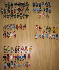 Rießiges Lot von 90 Playmobil Figuren wie Feuerwehr, Polizei, Piraten u.v.m. - Bild 1 von 6