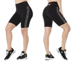 Zumba X Hello Kitty & Friends Biker Shorts - Black & White ~ XS  S  M  ~ New! - Picture 1 of 3