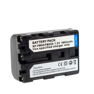 Rechargeable Li-ion Battery for Sony NP-FM50 NP-FM30 FM50 FM50 NP-FM55H NP-QM51 - Picture 1 of 7