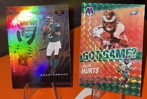 🔥Jalen Hurts 💥Rookie Black Illusions🔥Got Game🔥Green Prizm💥Holo🚀Eagles🚀 - Bild 1 von 6
