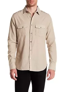 NEW MENS SOVEREIGN CODE CHEST POCKETS MILITARY STYLE BUTTON FRONT SHIRT XL $79 - Picture 1 of 2
