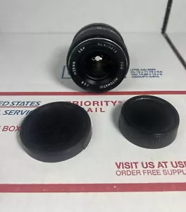 Yashica YUS AUTOMATIC 28mm f2.8 Lens - W / Caps - SAME DAY SHIP - WARRANTY - Picture 1 of 6