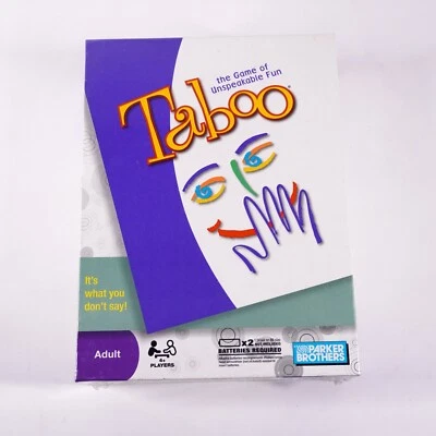 Taboo Adult Board Game of Unspeakable Fun Toy 2009 New Sealed NIB - Image 1 of 4
