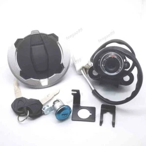 Ignition Switch Lock Fuel Gas Cap Key Set For Kawasaki Ninja 400 Z400 EX400 - Picture 1 of 10