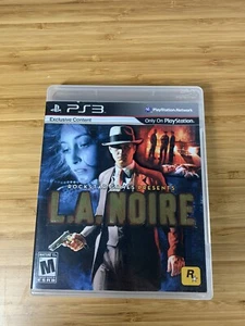 🔥 L.A. Noire Sony PlayStation 3 PS3 CIB W/ Manual 🔥 - Picture 1 of 3