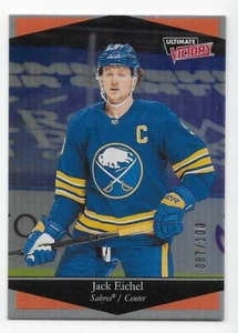 20/21 UPPER DECK EXTENDED ULTIMATE VICTORY SILVER PARALLEL Jack Eichel #87/100 - Picture 1 of 1