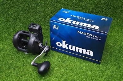 Okuma Magda Pro DXT 5.1:1 Levelwind Line Counter Reel, Right Hand - MA-20DXT - Image 1 of 4