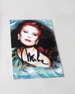 MILVA, Tarjeta original firmada en 10x15 cm - Imagen 1 de 1
