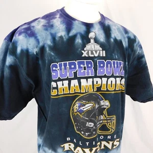 Baltimore Ravens 2013 Super Bowl Champs Men Black T shirt NFL Team Apparel 2XL - Picture 1 of 12