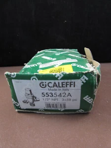 CALEFFI AutoFill Boiler Feed Valve 1/2" NPT / 553542A - Picture 1 of 2