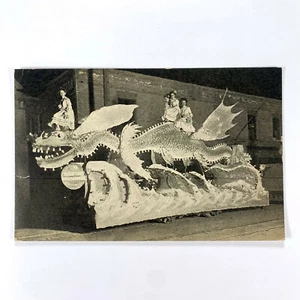 Cartolina California Los Angeles CA BPOE Alci Parata Serpente di Mare Drago 1910s - Foto 1 di 2