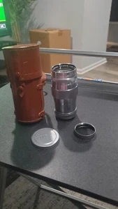 [Near MINT ] Canon Lens 135mm F3.5 L39 LTM Leica screw Mount w/Case From JAPAN - Picture 1 of 12