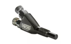 13700BNOS Nitrous Oxide Nozzle, Fogger 2, 90 Degree, 1/16 in NPT, Brass, Black A - Picture 1 of 4