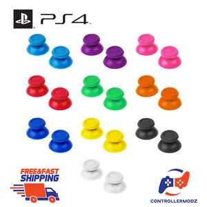 2 x Replacement Analog Thumbsticks Sticks Grips Covers for Sony PS4 Controllers - Picture 1 of 13
