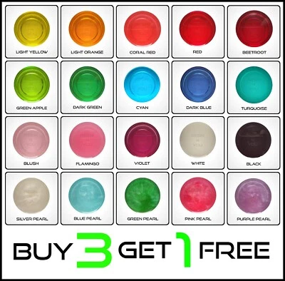 Epoxy Resin Transparent Liquid & Alcohol Ink Pigments Dyes 100+ Colours B3G1FREE - Image 1 of 4