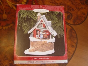 MAGIC COLLECTOR'S SERIES HALLMARK KEEPSAKE ORNAMENT, SANTA'S MERRY WORKSHOP, NEW - Picture 1 of 1