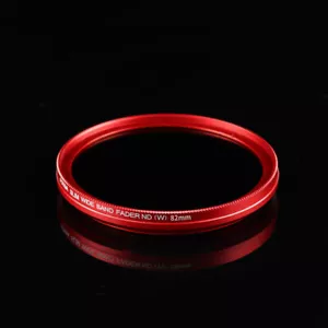FOTGA 82mm Variable Fader ND Filter Neutral Density ND2 ND8 to ND400 Red Ring - Picture 1 of 5
